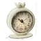 Hello Honey® 6" Vintage Pewter Mantel Clock with Birds